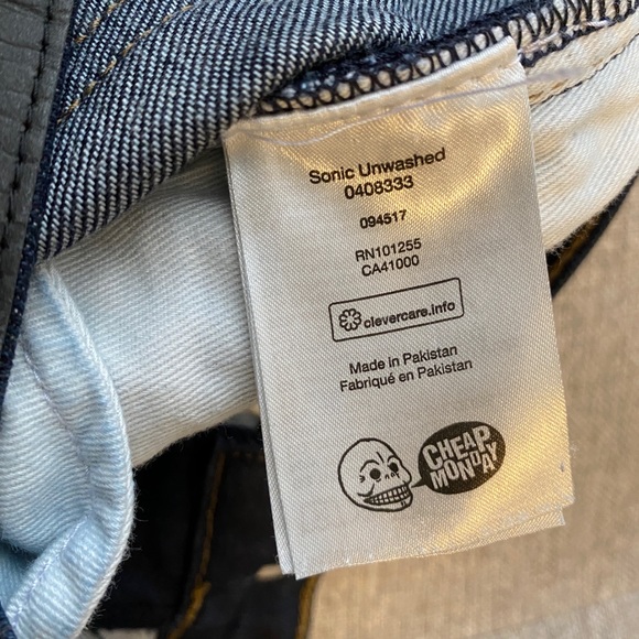 Mens Cheap Monday Jeans 31/34 - Picture 4 of 7